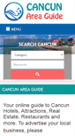 Mobile Screenshot of cancunareaguide.com
